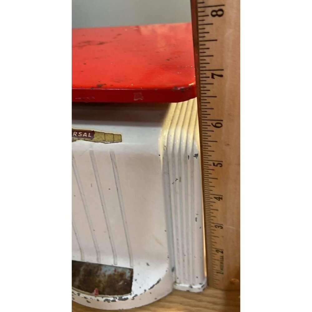 Vintage White & Red Metal Kitchen 1950s Scale - Picture 6 of 8